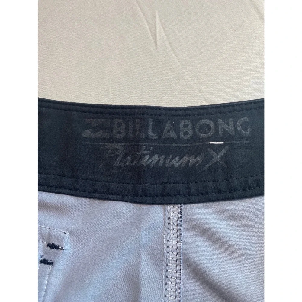 Billabong Platinum X Board Shorts Mens 32 Multi Color Block Striped Swim Trunks